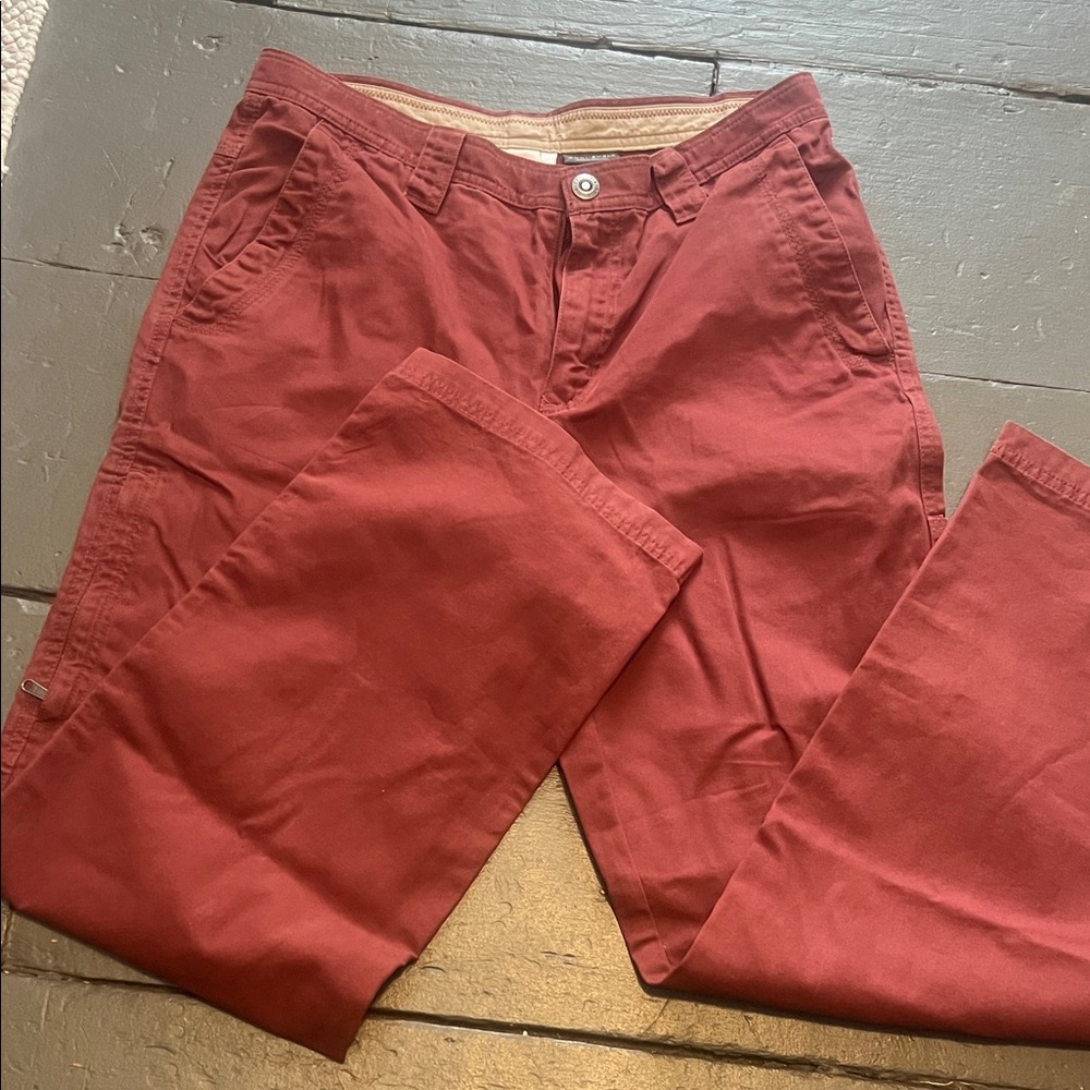 Men's Red Chino Pants